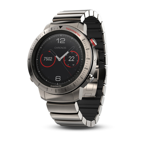 orologio garmin fenix chronos titanium in titanio